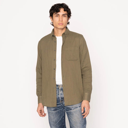 Easy Shirt Double Weave Gauze Juniper