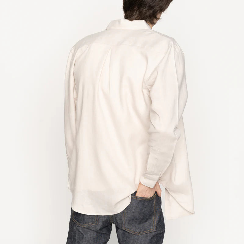 Easy Shirt French Linen Five Canvas Ecru