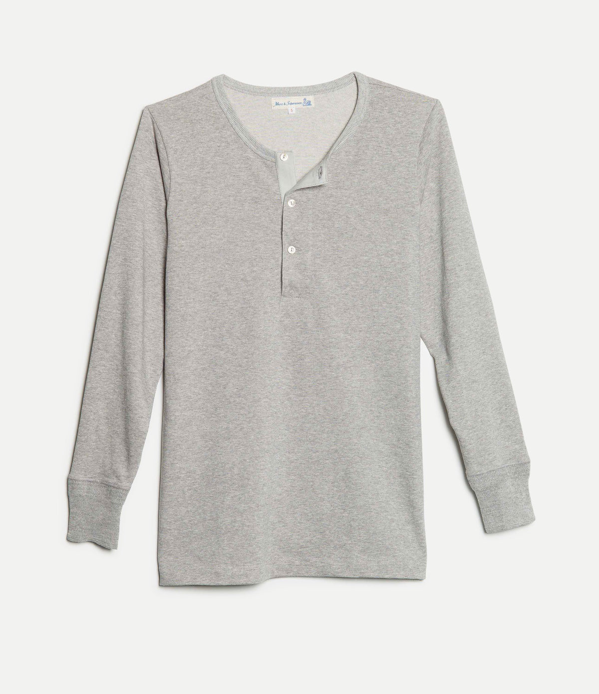 2M06.80 Long Sleeve Henley Grey