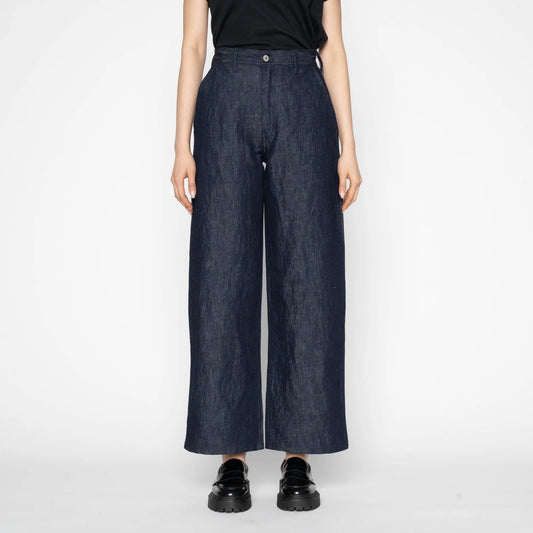 Maudie Linen Blend Denim Indigo