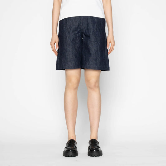 Andie Linen Blend Denim Indigo