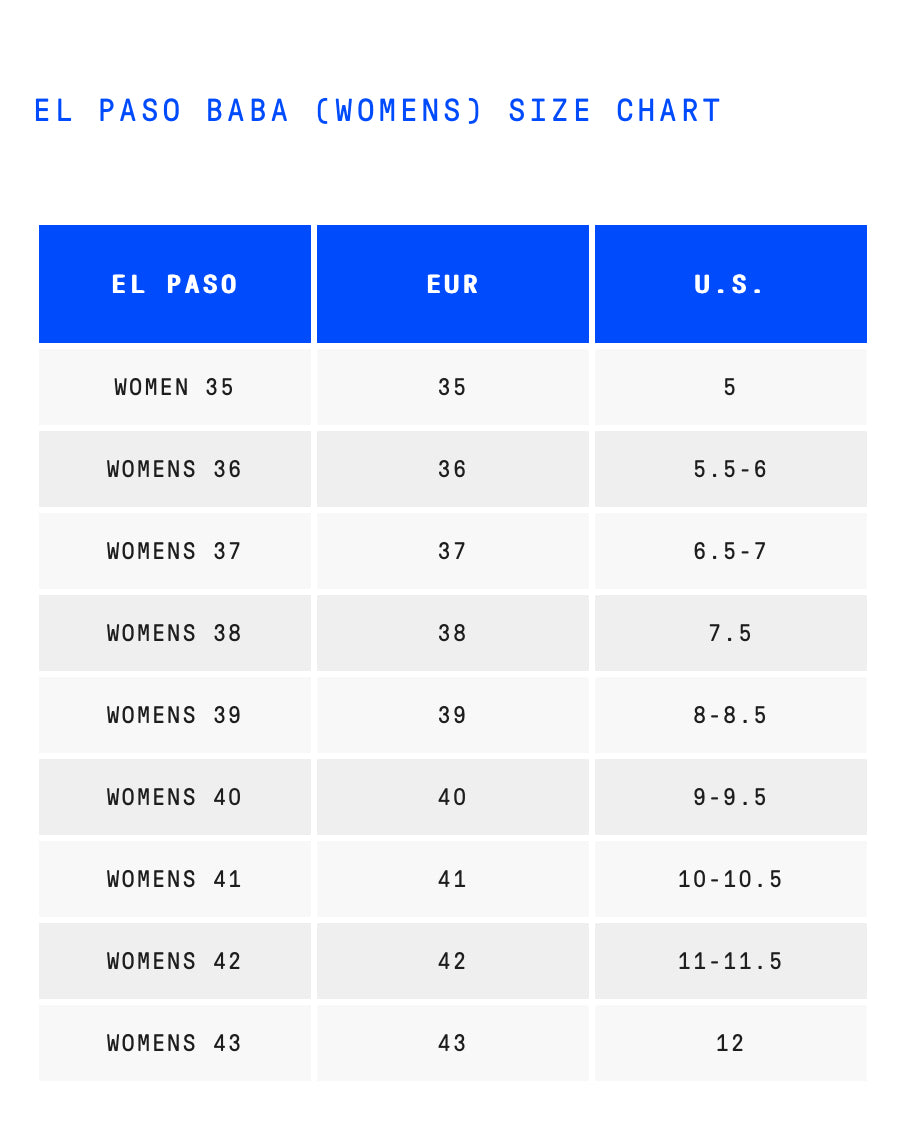 El Paso Baba (Women’s)