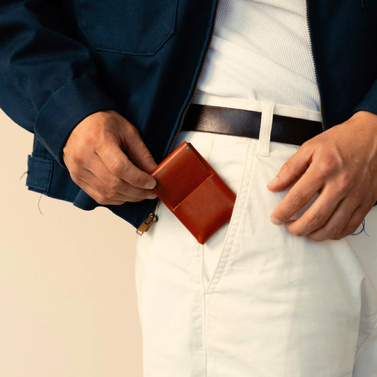 Companion Origami Pocket Wallet- English Tan