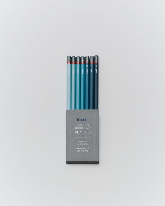 Gradient Sketching Pencils, Blue