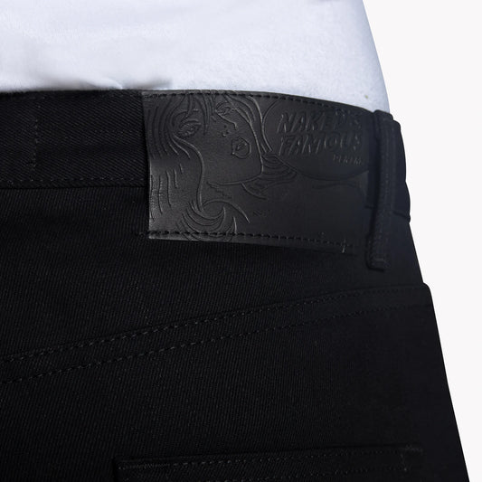 Strong Guy Solid Black Selvedge