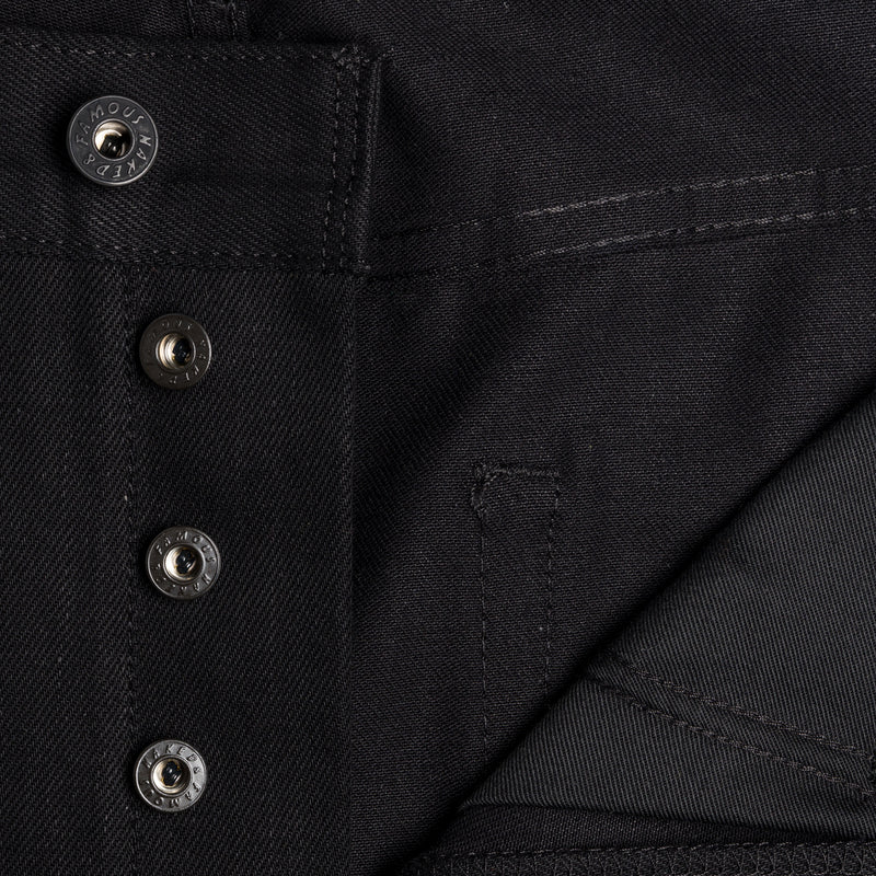 Groovy Guy Solid Black Selvedge 13oz