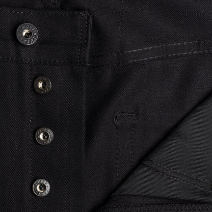 Groovy Guy Solid Black Selvedge 13oz