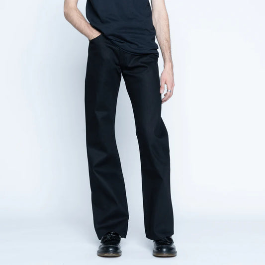 Groovy Guy Solid Black Selvedge 13oz