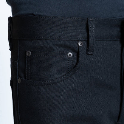Groovy Guy Solid Black Selvedge 13oz
