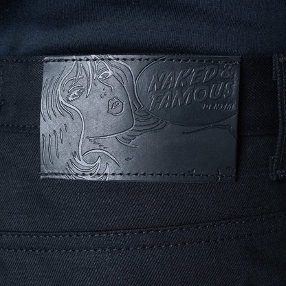 Groovy Guy Solid Black Selvedge 13oz