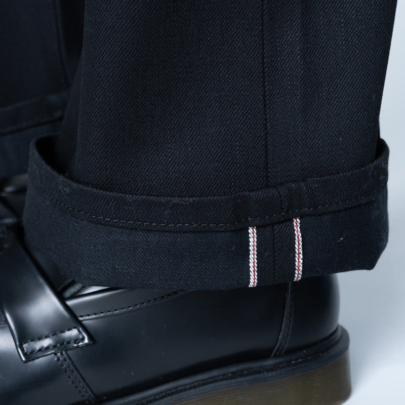 Groovy Guy Solid Black Selvedge 13oz