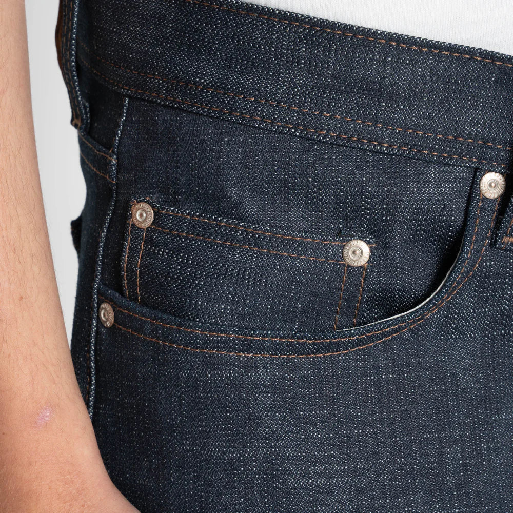 Weird Guy Greencast Slub Stretch Selvedge Indigo