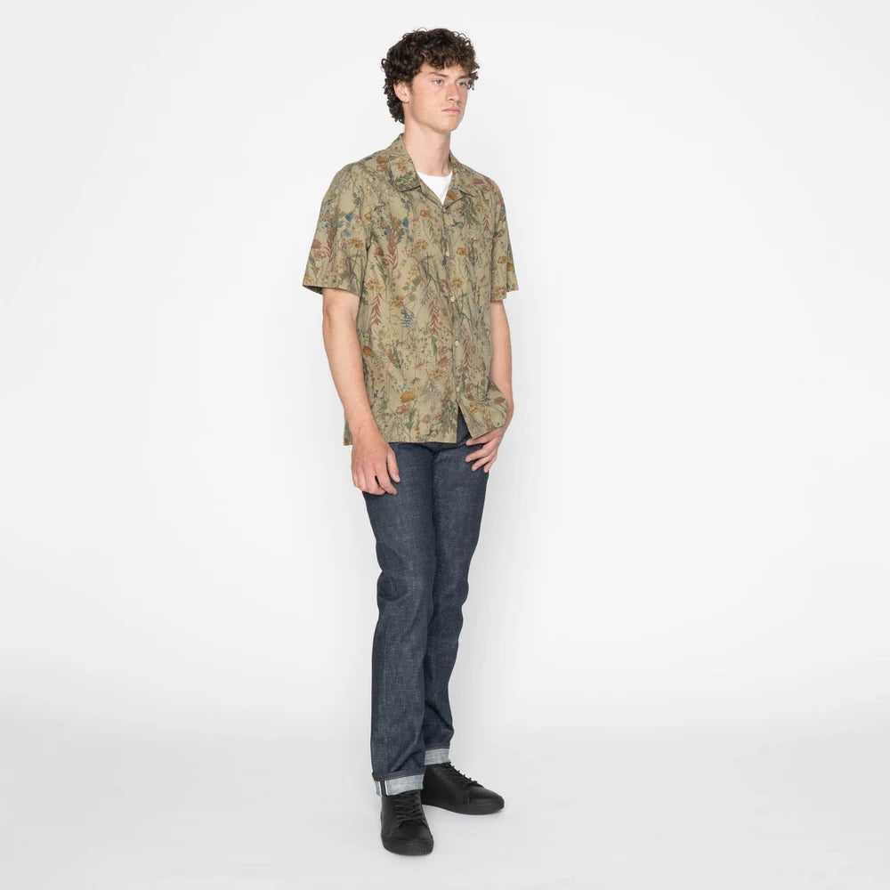 Weird Guy Greencast Slub Stretch Selvedge Indigo