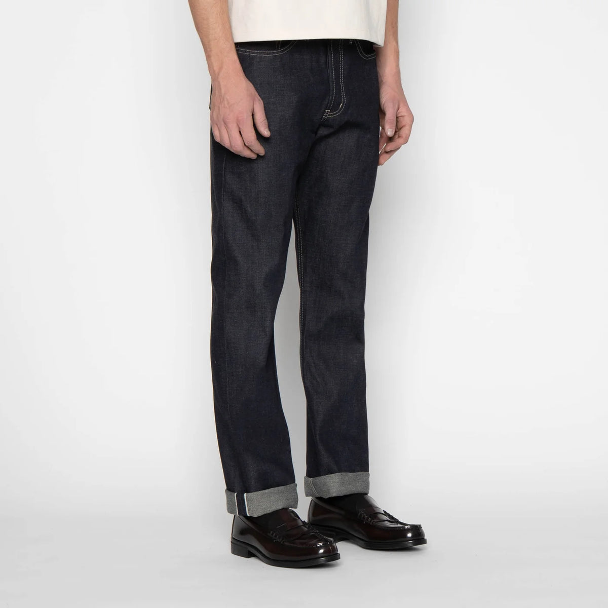 True Guy FoxFibre® Green Weft - Indigo 13oz