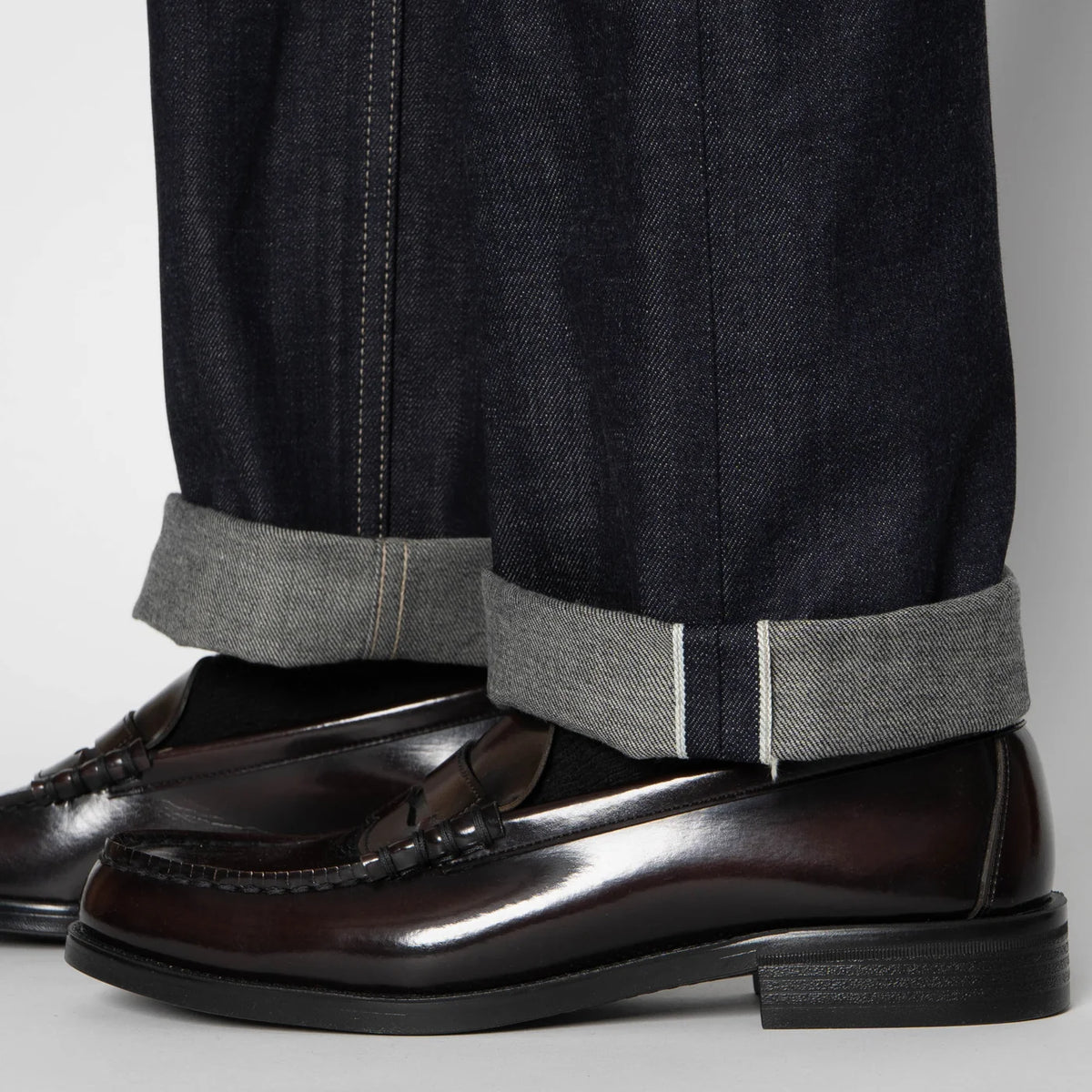 True Guy FoxFibre® Green Weft - Indigo 13oz