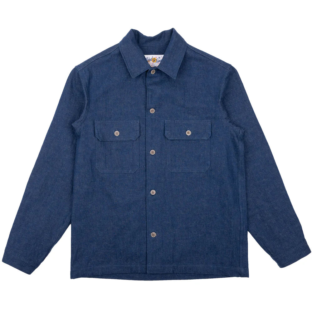 Work Shirt 2x1 Nep Dungaree Denim - Mid. Indigo