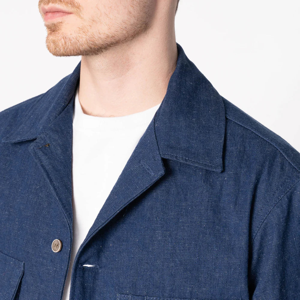 Work Shirt 2x1 Nep Dungaree Denim - Mid. Indigo
