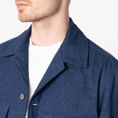 Work Shirt 2x1 Nep Dungaree Denim - Mid. Indigo