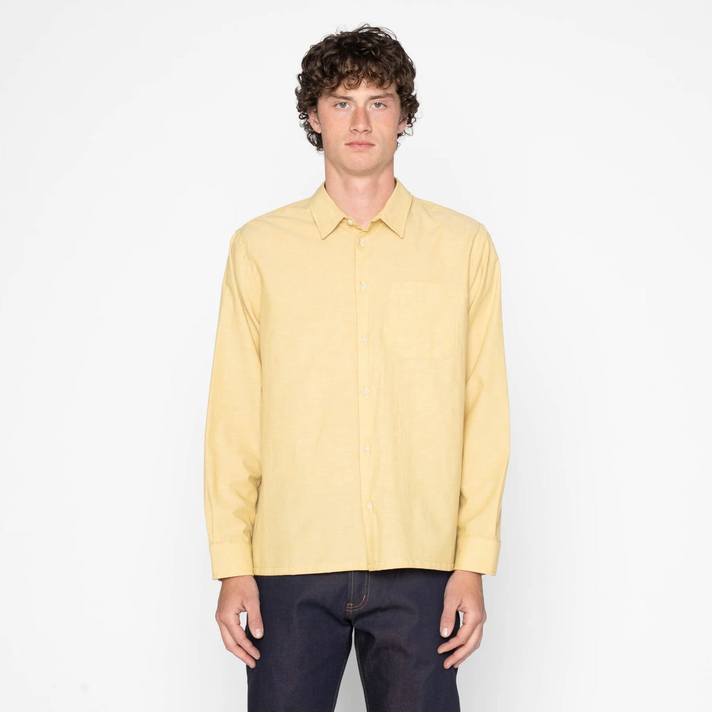 True Shirt Selvedge Chambray Yellow