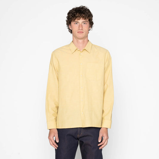 True Shirt Selvedge Chambray Yellow