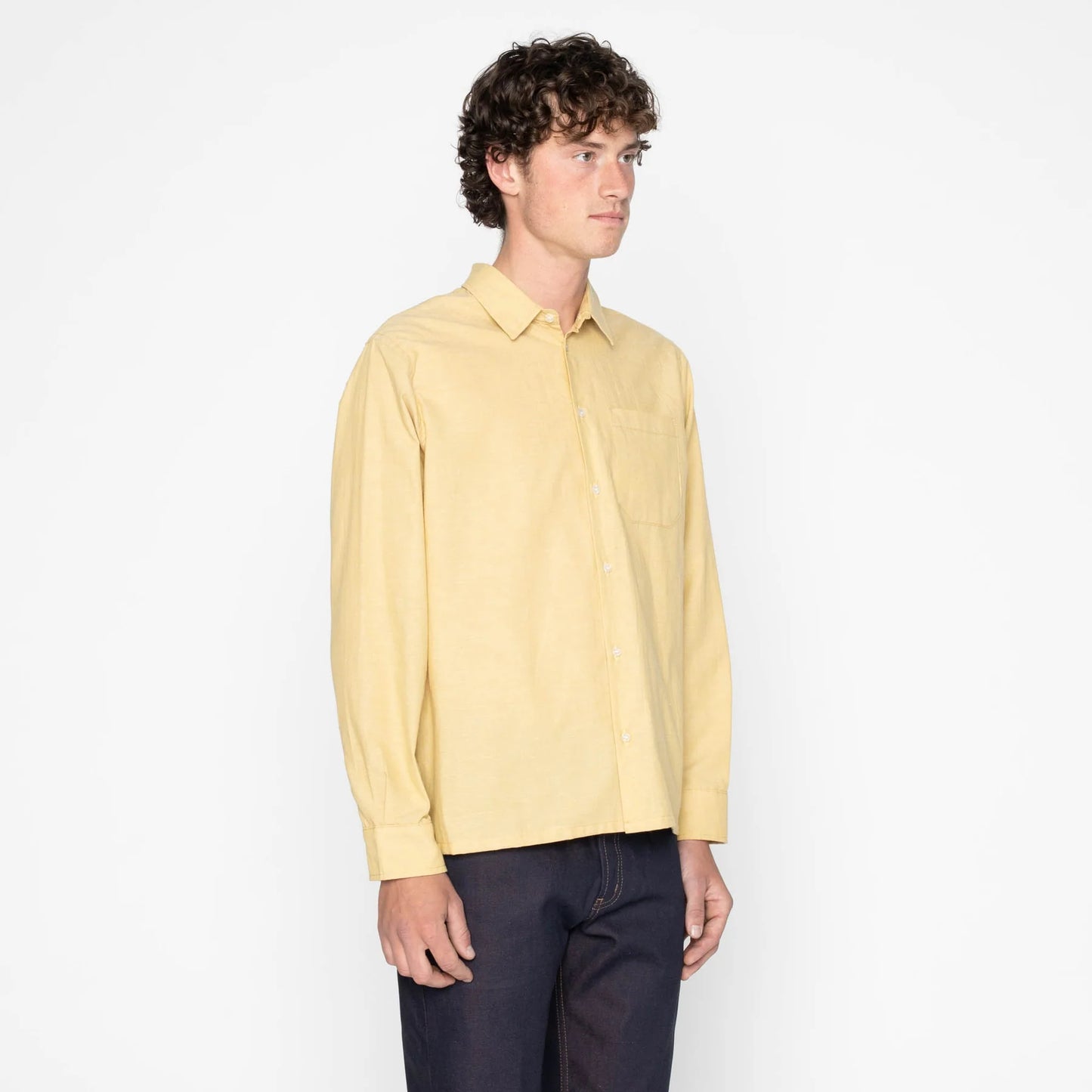True Shirt Selvedge Chambray Yellow