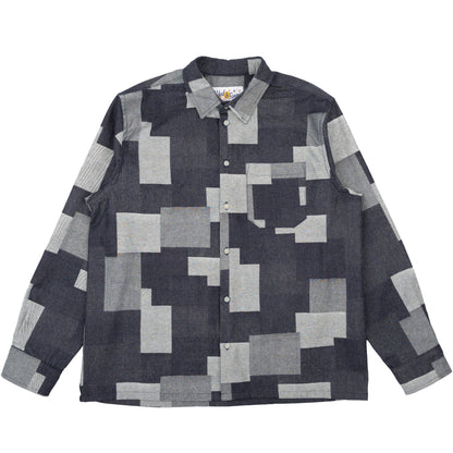 True Shirt Jacquard Denim Indigo