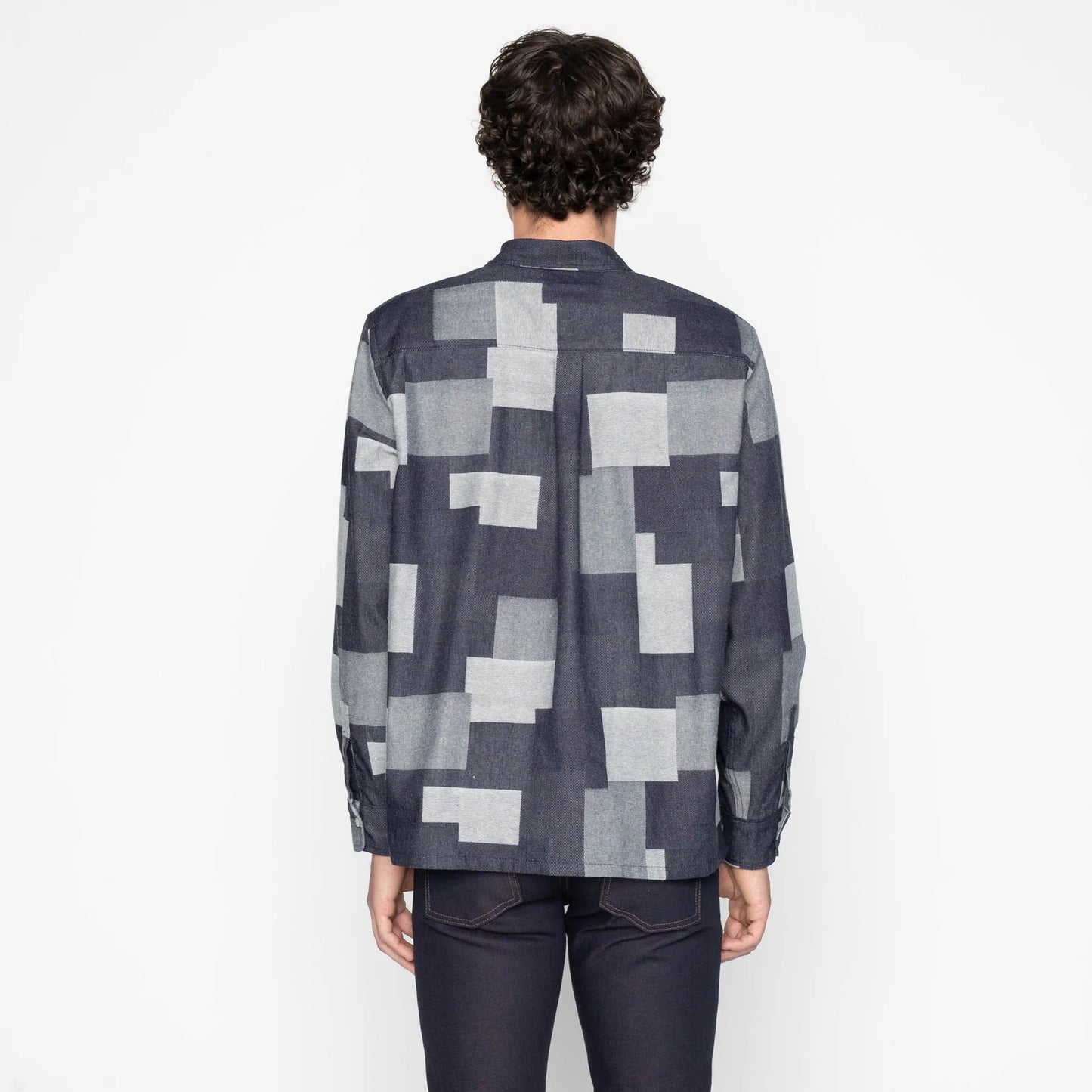 True Shirt Jacquard Denim Indigo