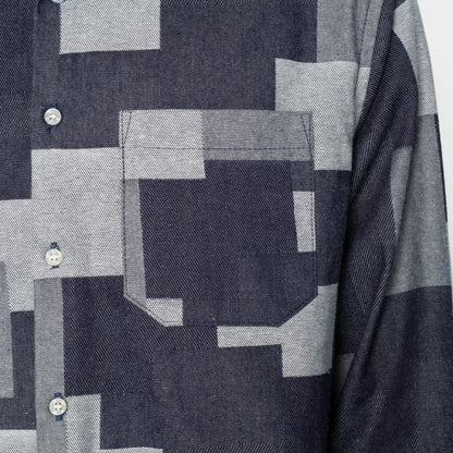 True Shirt Jacquard Denim Indigo