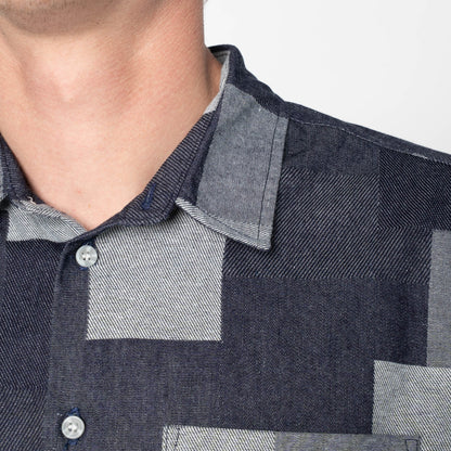 True Shirt Jacquard Denim Indigo