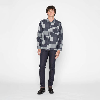 True Shirt Jacquard Denim Indigo