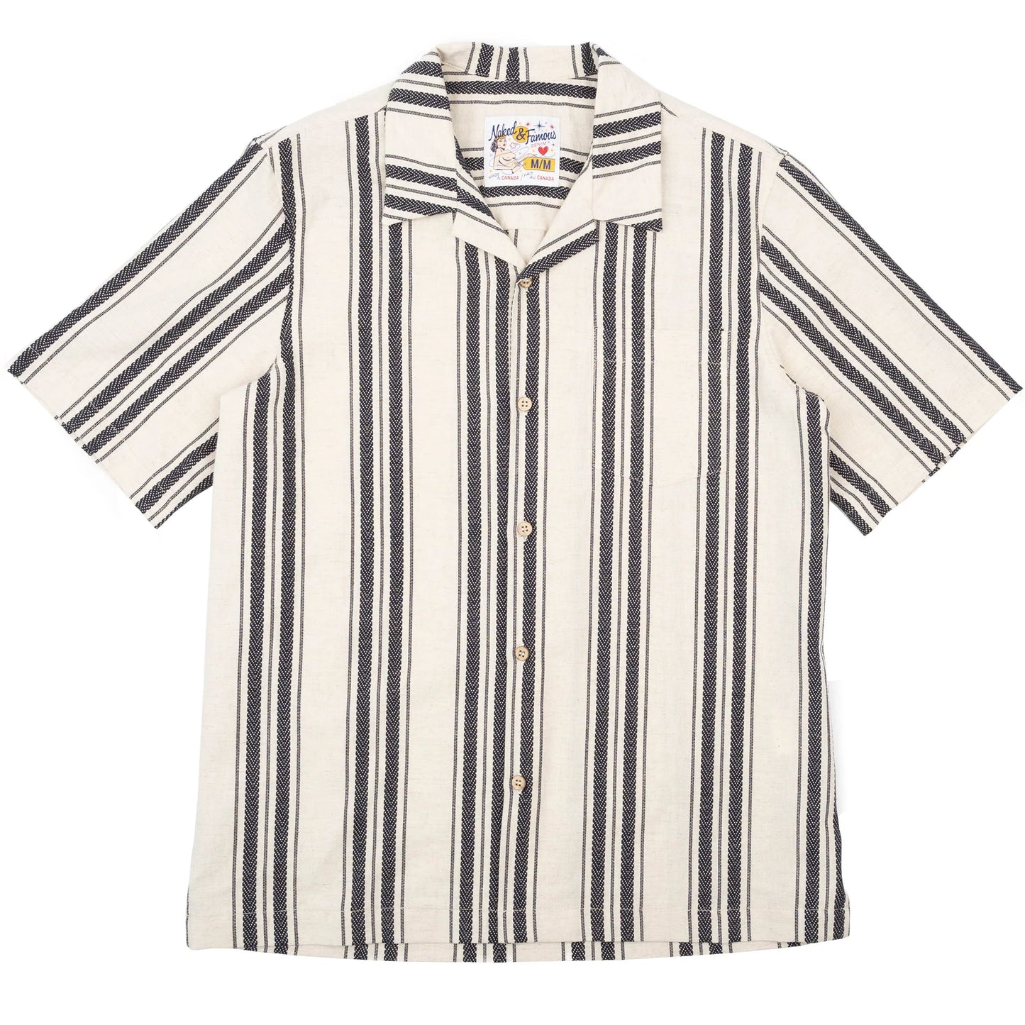 Aloha Shirt Dobby Bands Natural