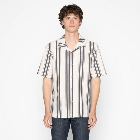 Aloha Shirt Dobby Bands Natural