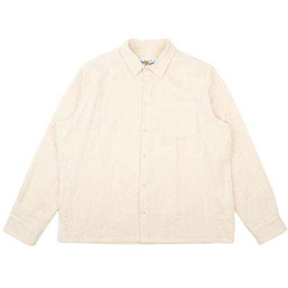 True Shirt Double Weave Slub Gauze Bone