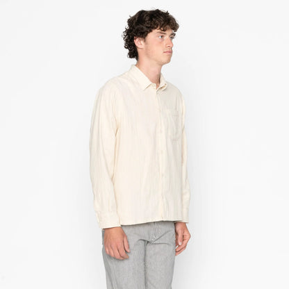 True Shirt Double Weave Slub Gauze Bone