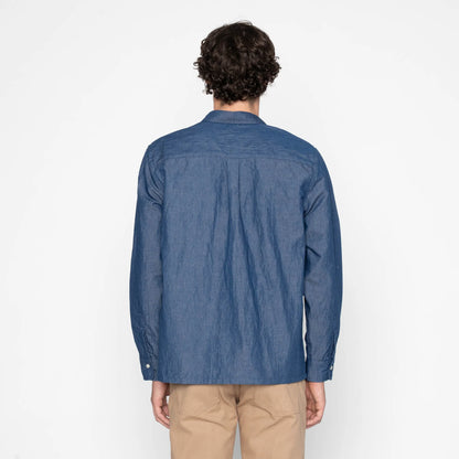 True Shirt Linen Blend Denim Indigo