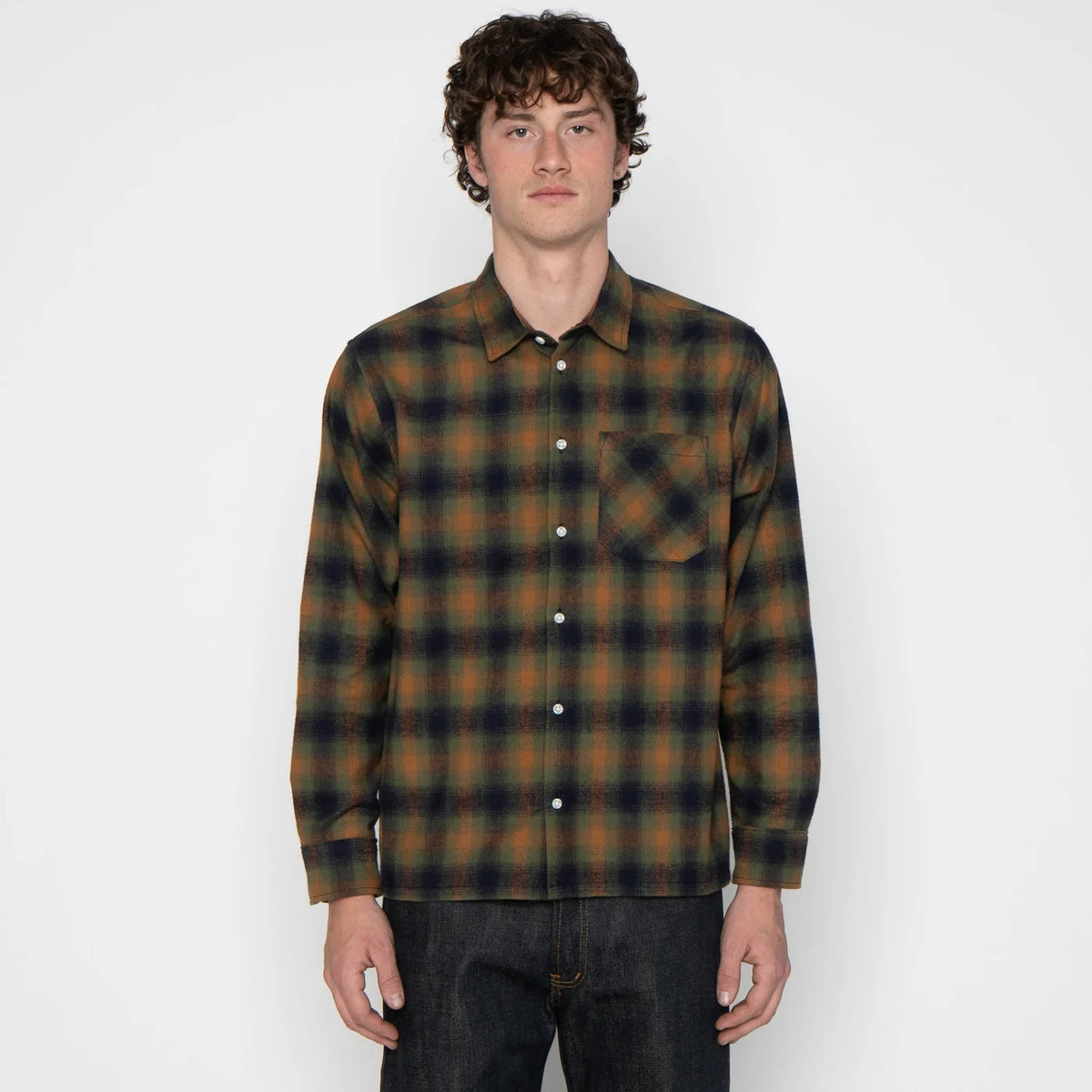 True Shirt Shaggy Flannel Moss Green