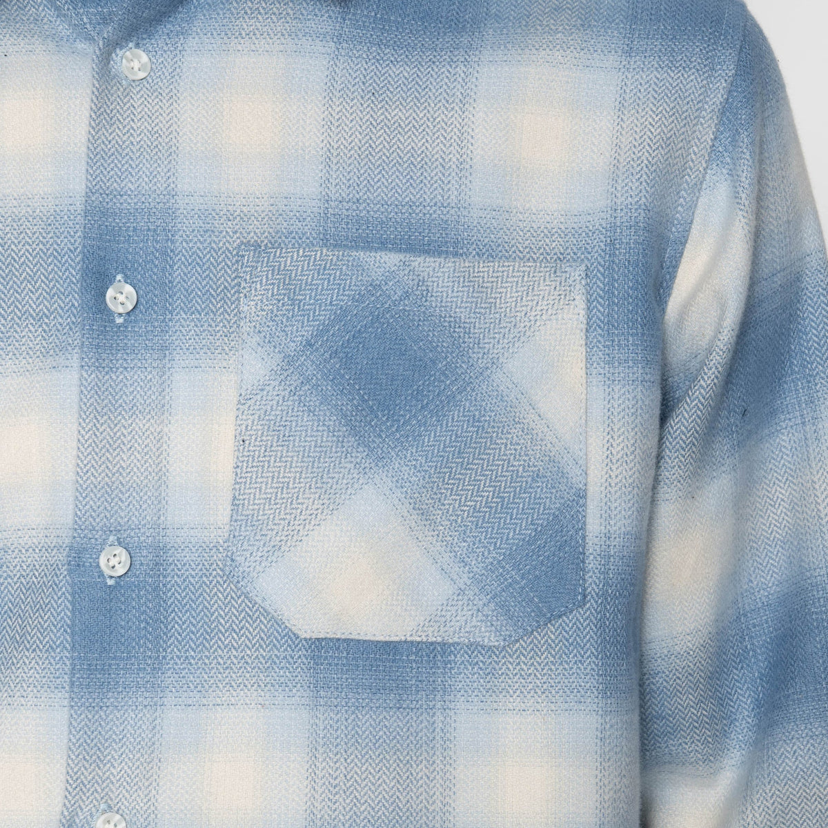 True Shirt Organic Supple Flannel Faded Indigo