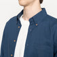 Easy Shirt French Linen Five Canvas Blue