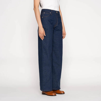 Wild Wild West - 2x1 Nep Dungaree Denim - Mid Indigo