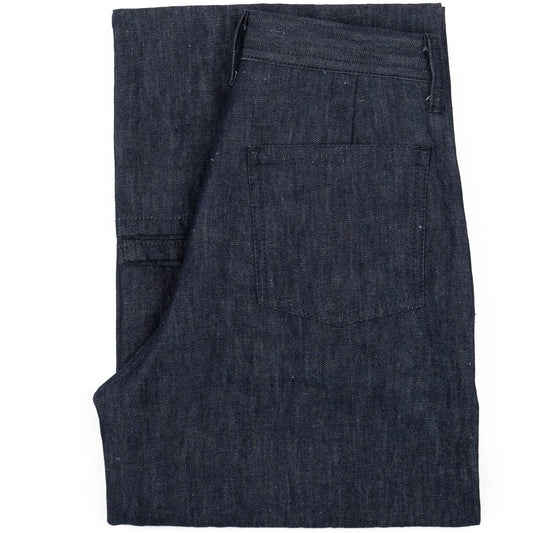 Maudie Linen Blend Denim Indigo