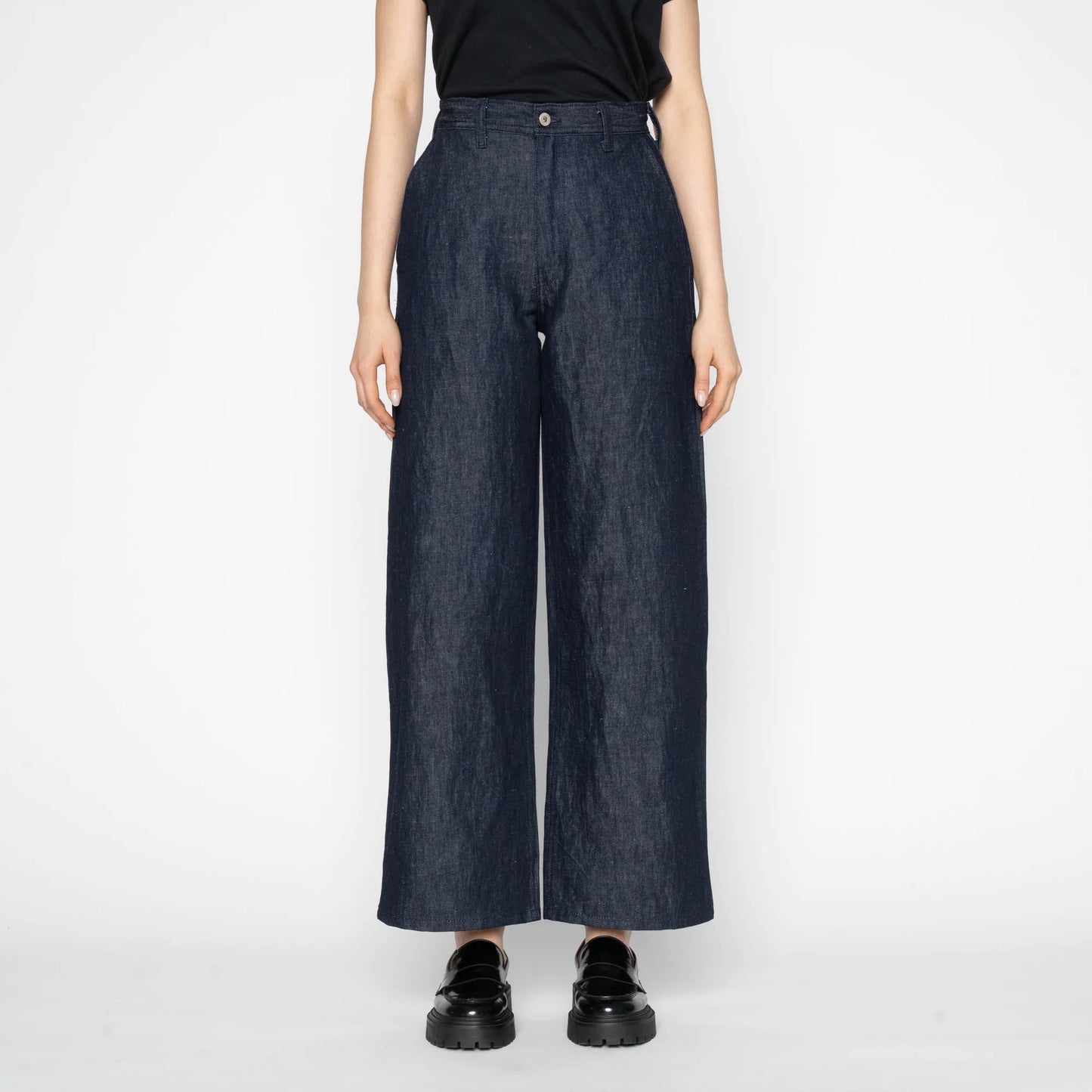 Maudie Linen Blend Denim Indigo