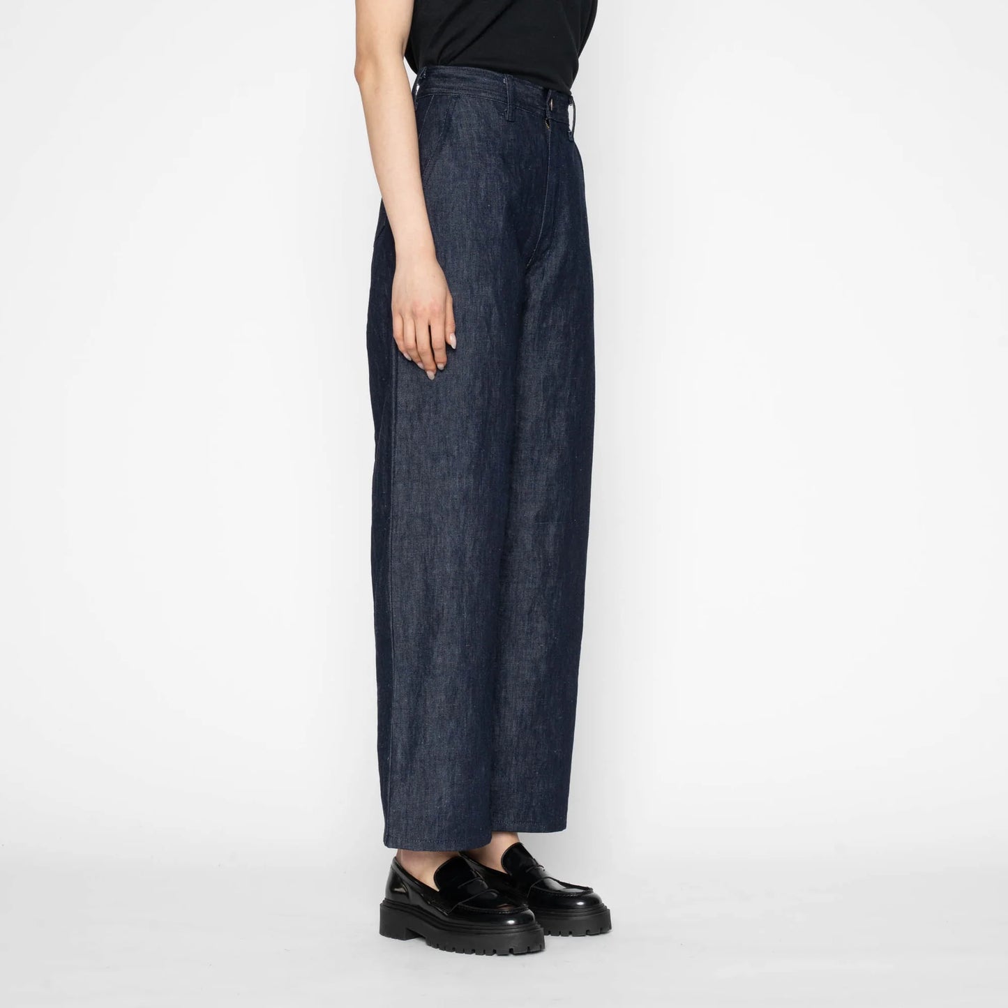Maudie Linen Blend Denim Indigo