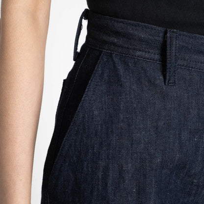 Maudie Linen Blend Denim Indigo