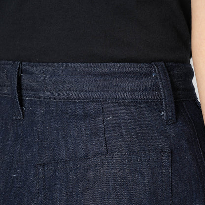 Maudie Linen Blend Denim Indigo