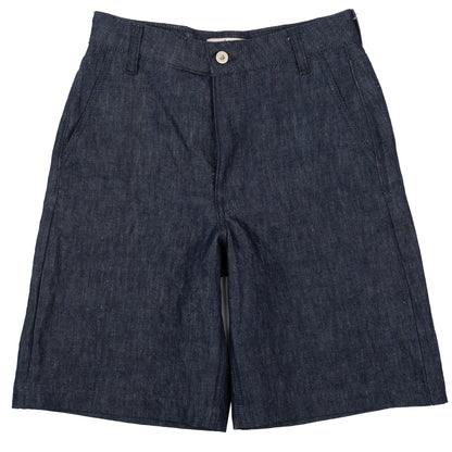 Andie Linen Blend Denim Indigo