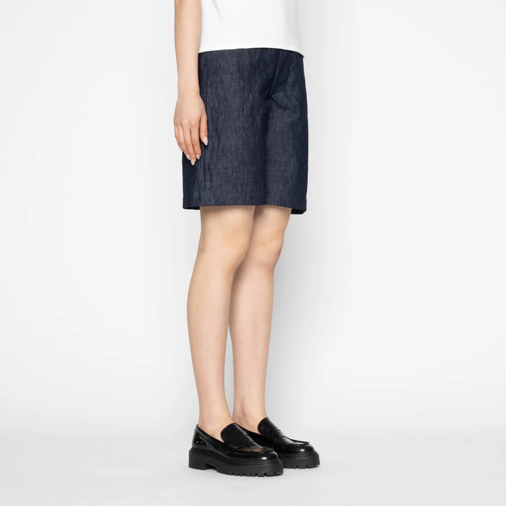Andie Linen Blend Denim Indigo