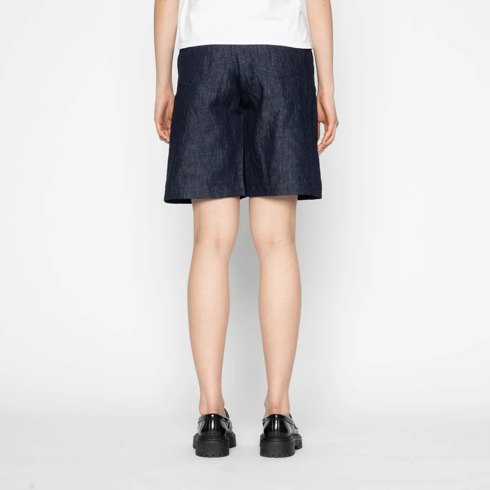 Andie Linen Blend Denim Indigo