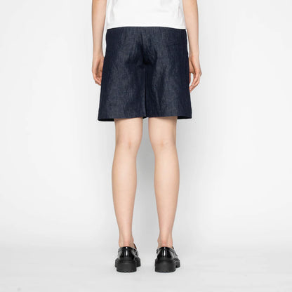 Andie Linen Blend Denim Indigo