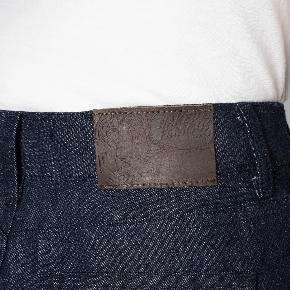 Andie Linen Blend Denim Indigo