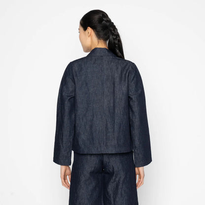 Gracie Linen Blend Denim Indigo